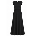 anna molinari Woman Dress Baloon Sleeveless Black