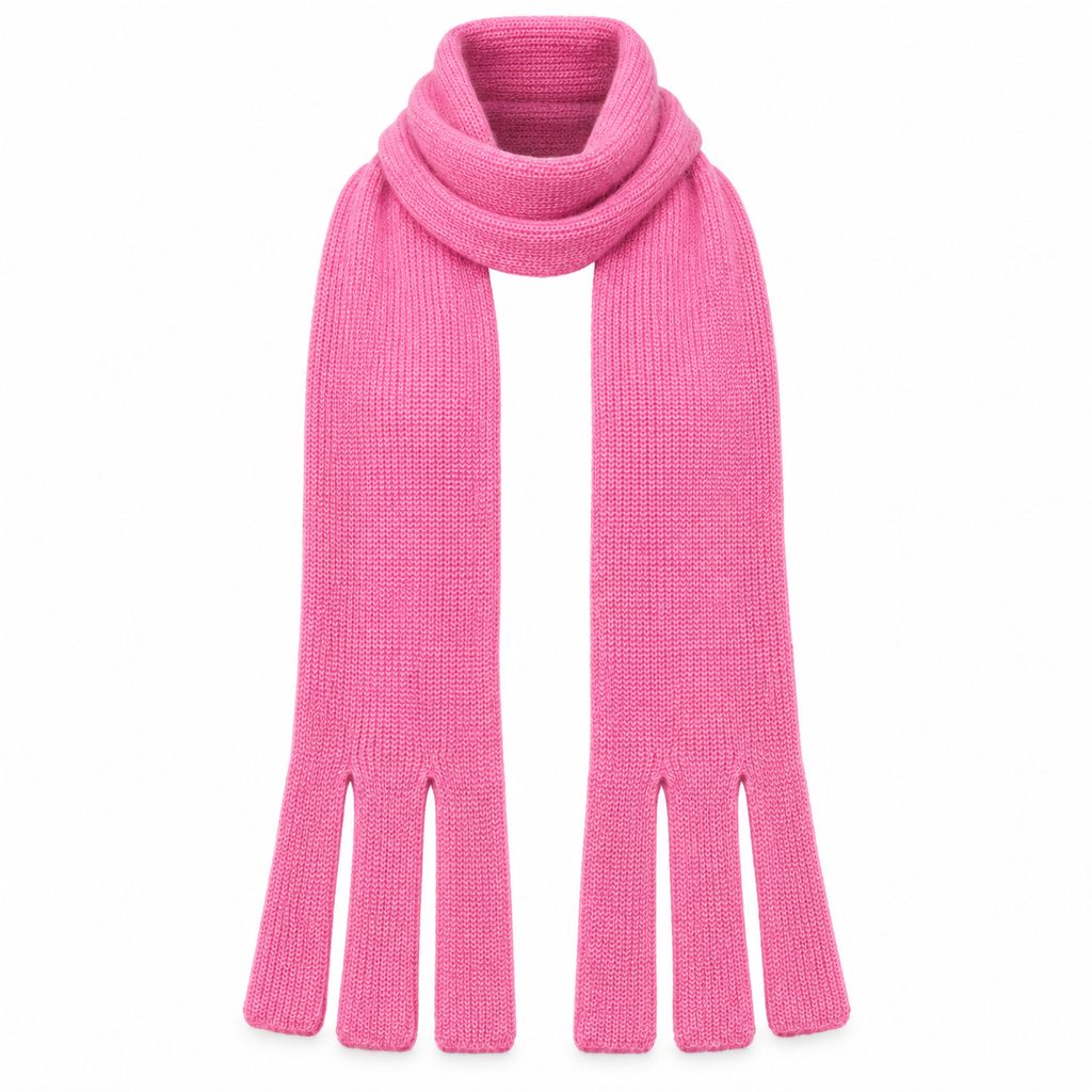 anna molinari Woman Stola Hairy Ciclamino Scarves Pink