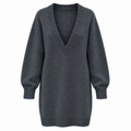 anna molinari Woman Dress Mini Antracite Grey