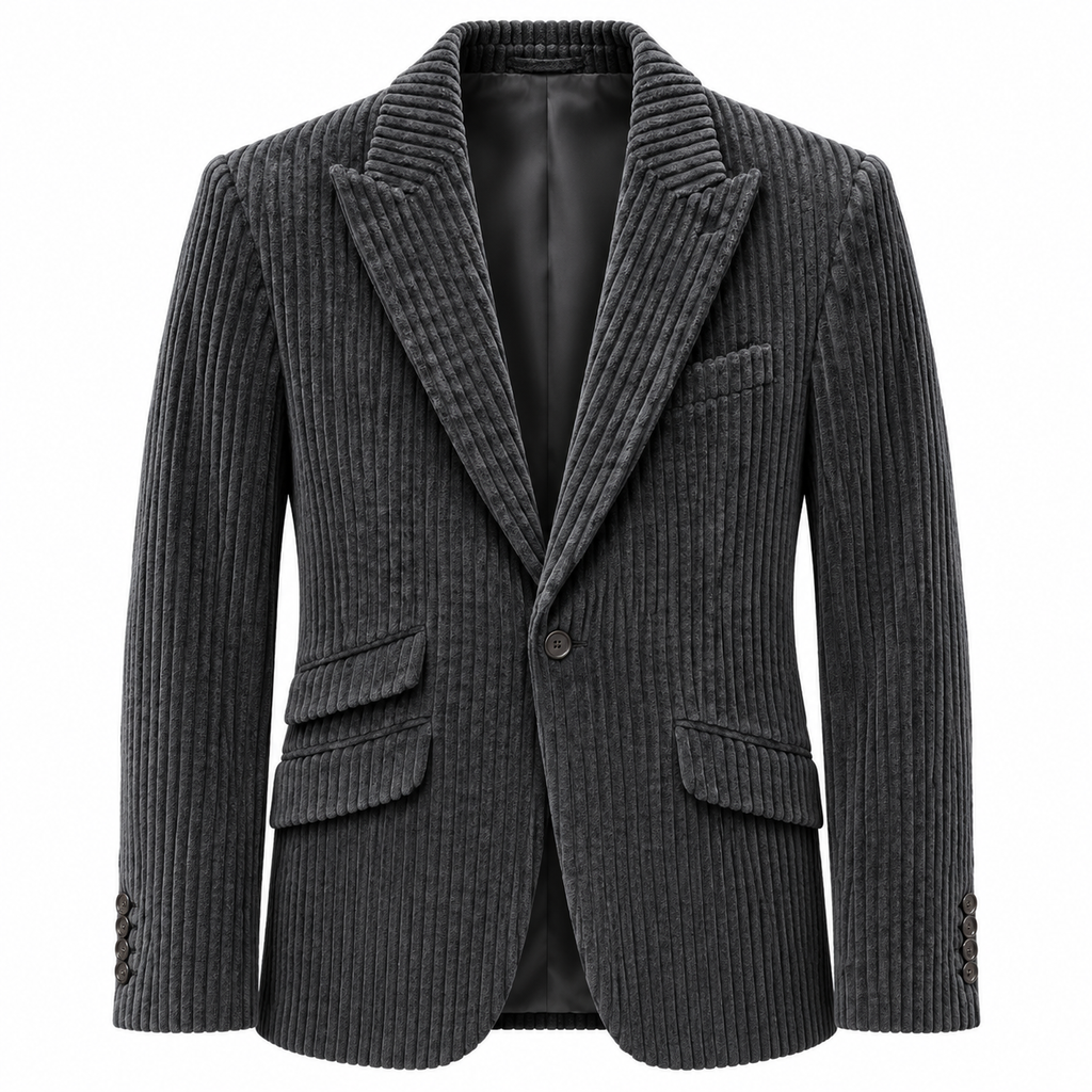 Dolce & Gabbana Man Jacket Velvet Coste Black