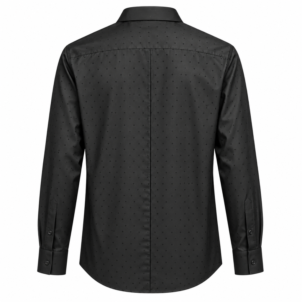 Dolce & Gabbana Man Shirt Polka Dot Black