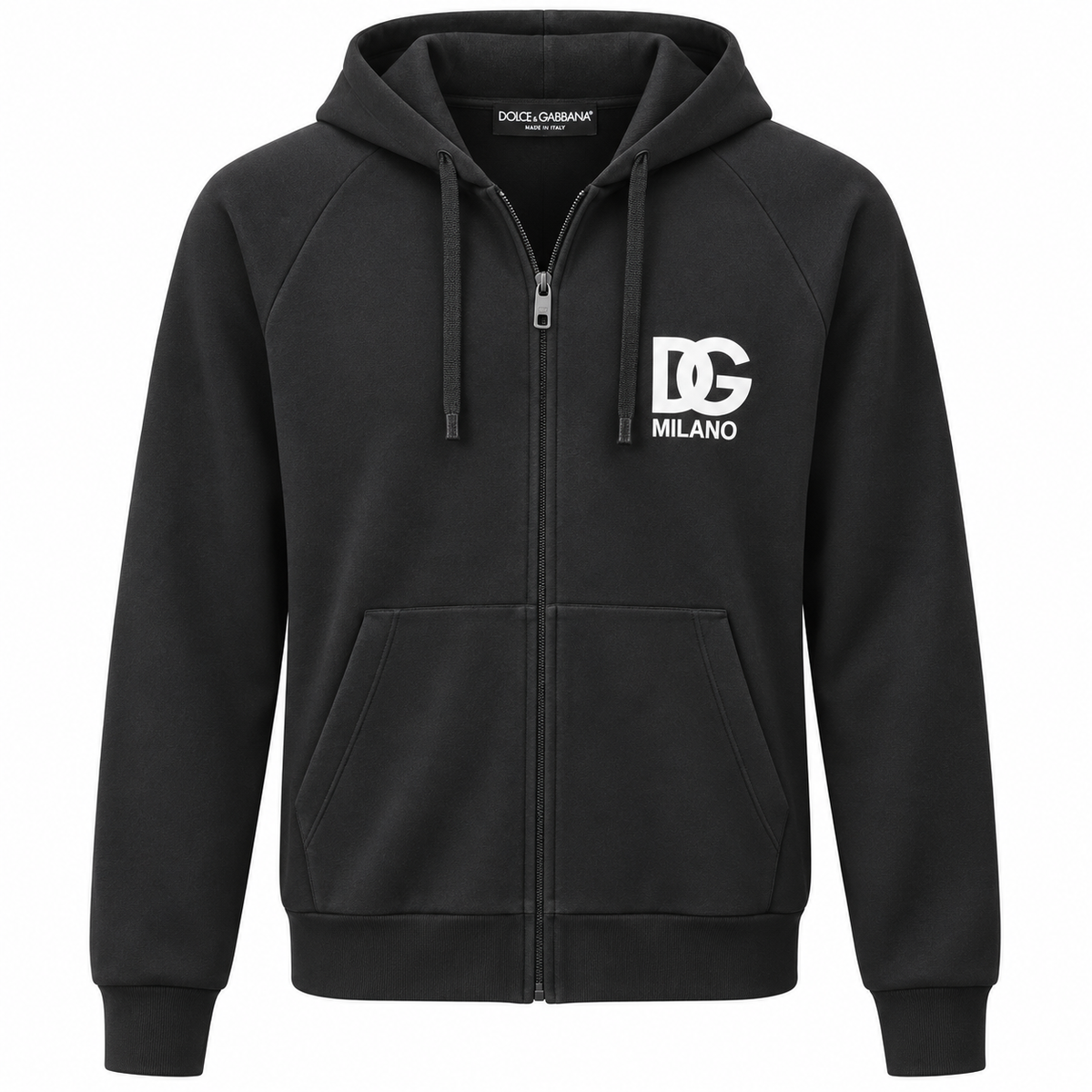 Dolce & Gabbana Man Sweatshirt Hooded Black