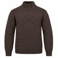 Dolce & Gabbana Man Sweater Rilievo Brown