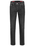 Tramarossa Man Carbon Distressed r-elax Jeans Black