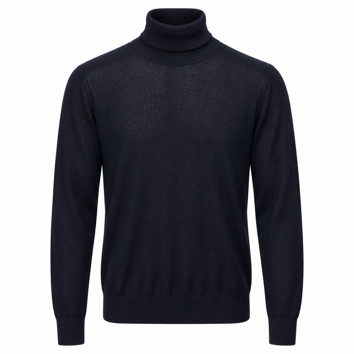 Dolce & Gabbana Man Turtleneck Wool Blue