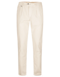 Tramarossa Man Trousers Chino Alberto Velvet White