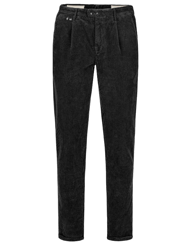 Tramarossa Man Trousers Chino Alberto Velvet Black
