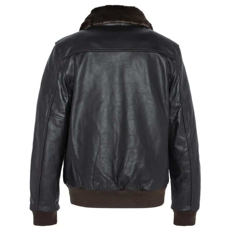 Schott NYC Man VINTAGE FLIGHT Jacket Brown