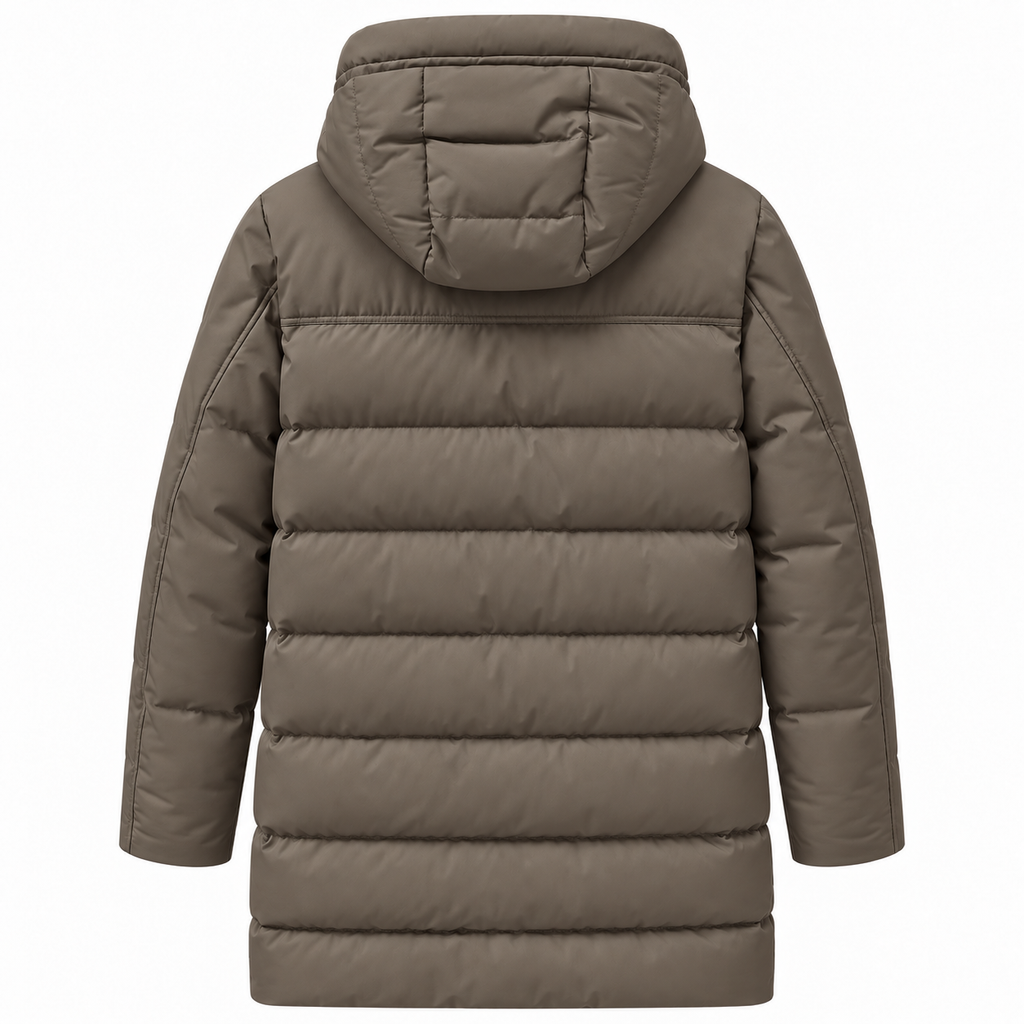 moorer Man Down Jacket Iury Visone Grey