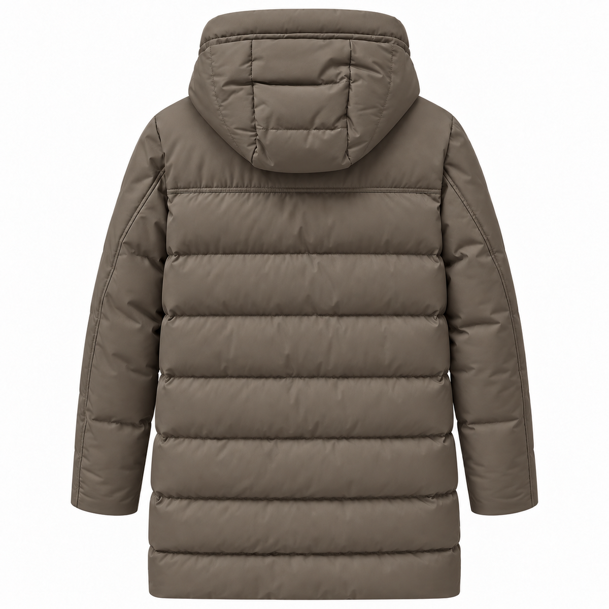 moorer Man Down Jacket Iury Visone Grey