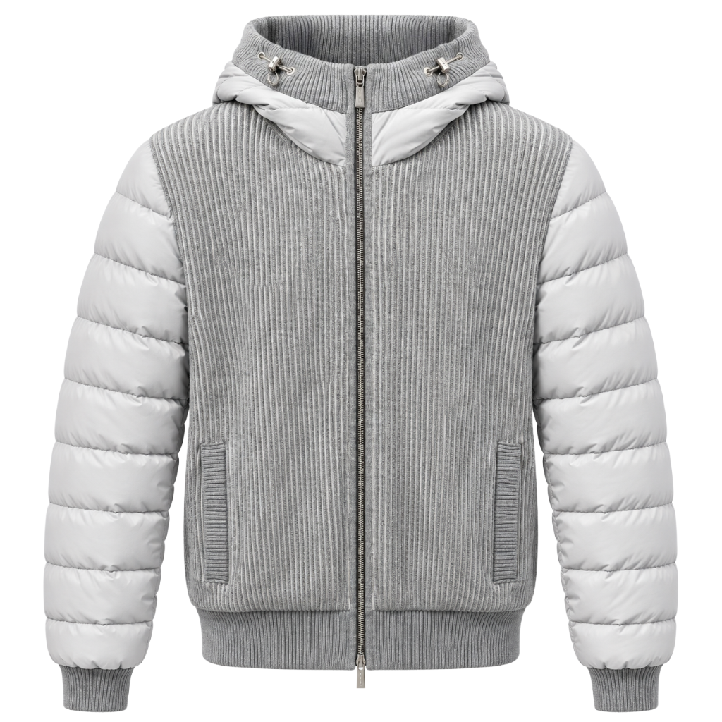 moorer Man Jacket Valdes Grey