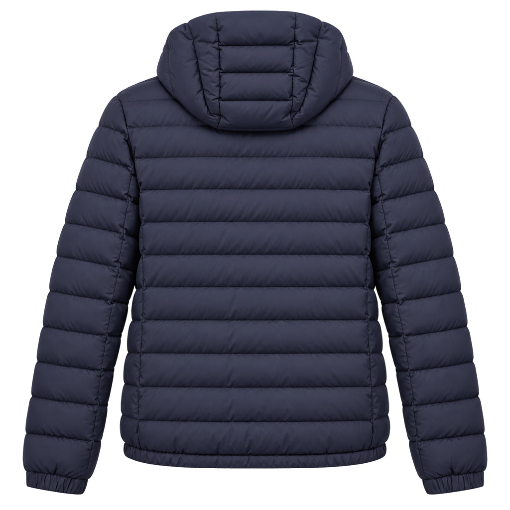 moorer Man Down Jacket Short Savin Blue
