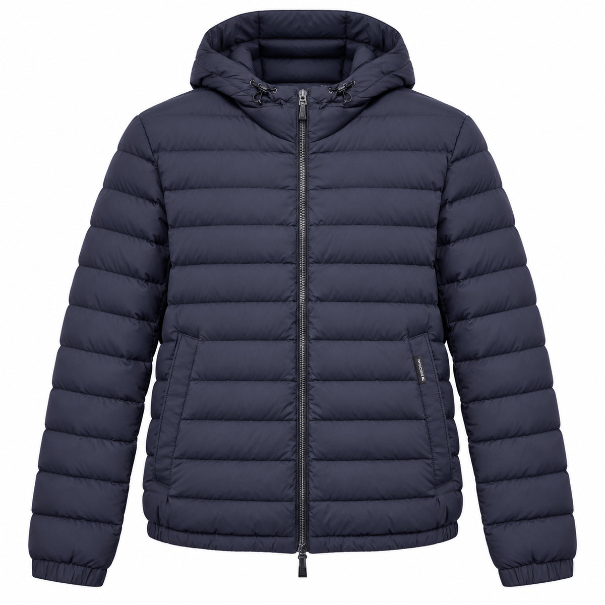 moorer Man Down Jacket Short Savin Blue