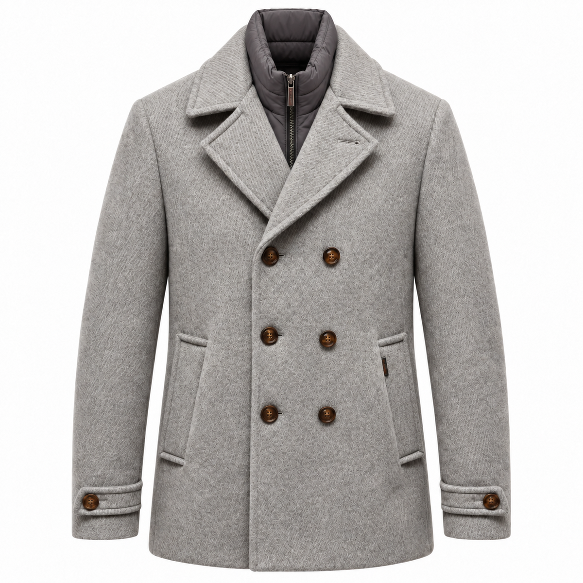 moorer Man Jacket Bolgi Grey