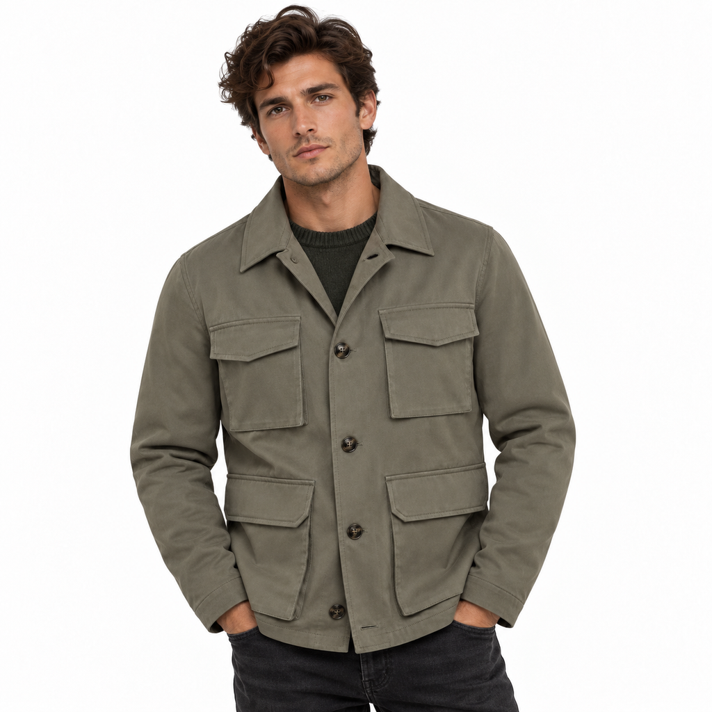Moorer Man Jacket Mitia Green