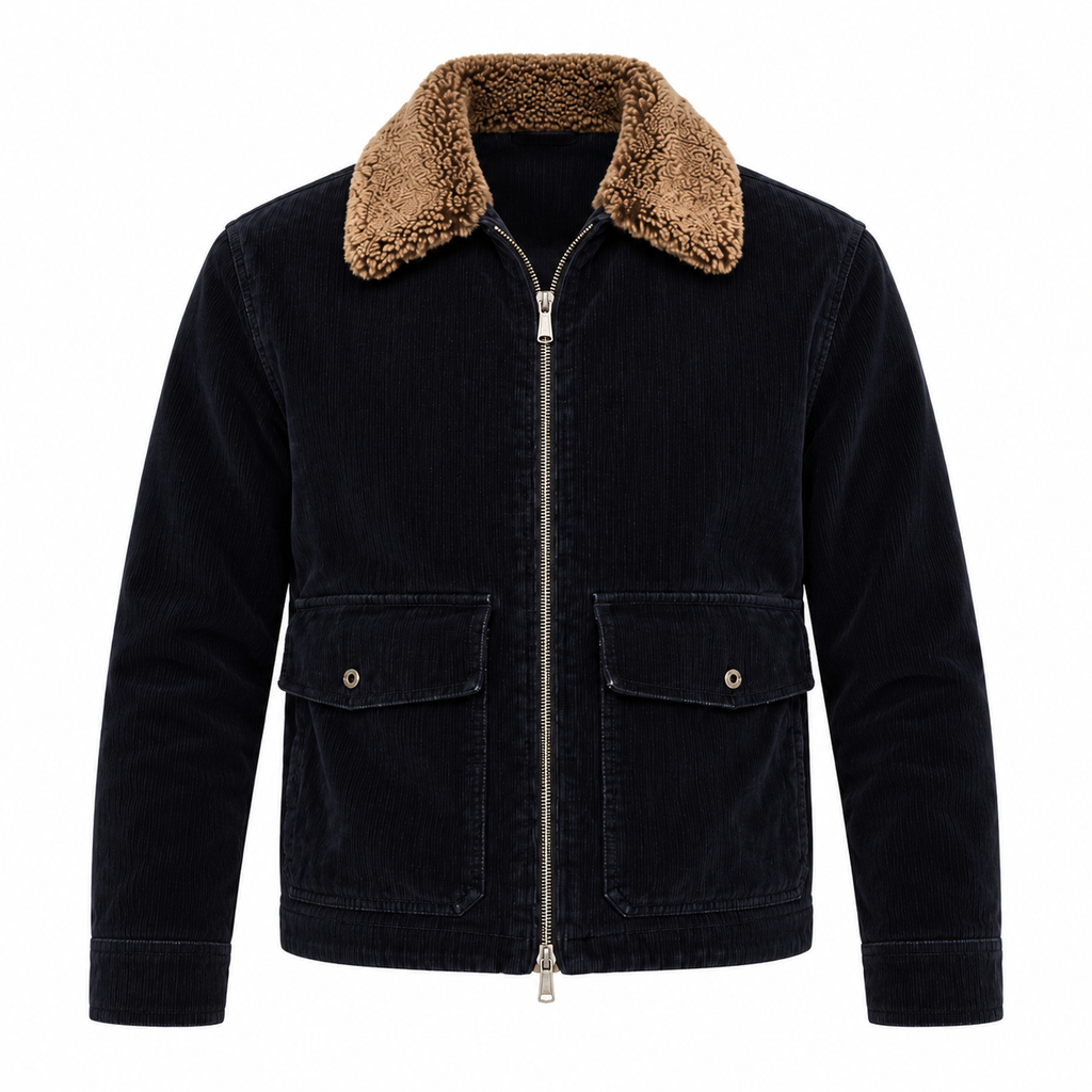Moorer Man Jacket Hendric Blue