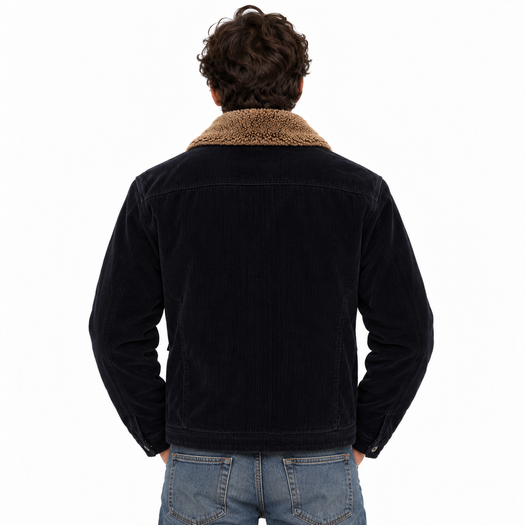 Moorer Man Jacket Hendric Blue