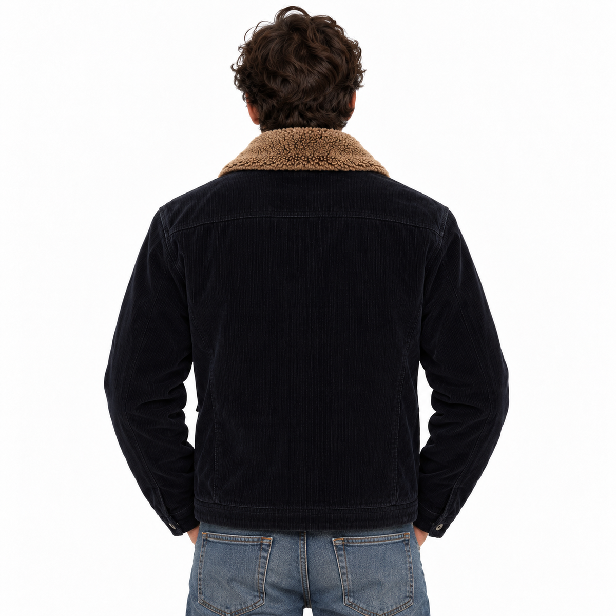 Moorer Man Jacket Hendric Blue