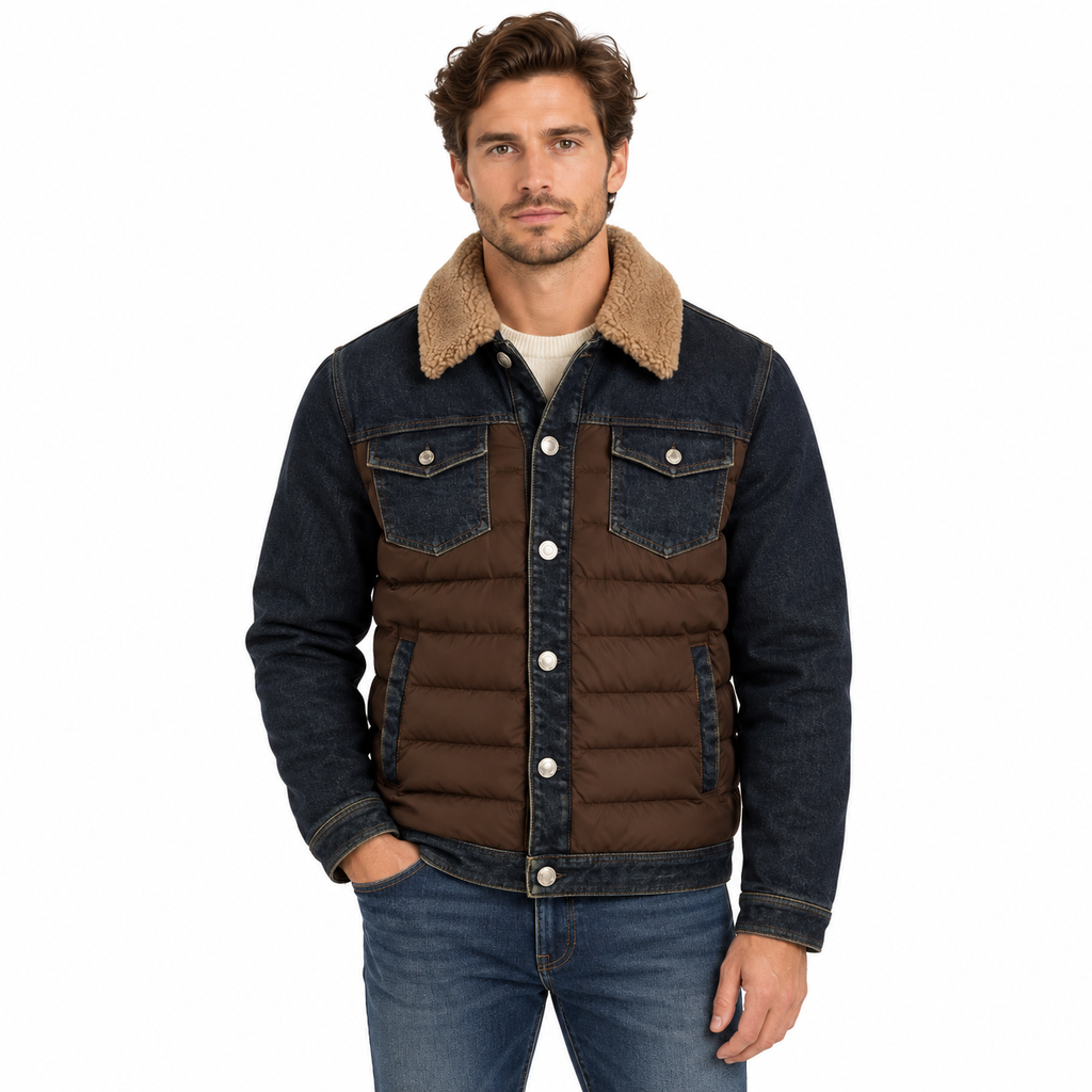 Moorer Man Jacket Mondor Fur Brown