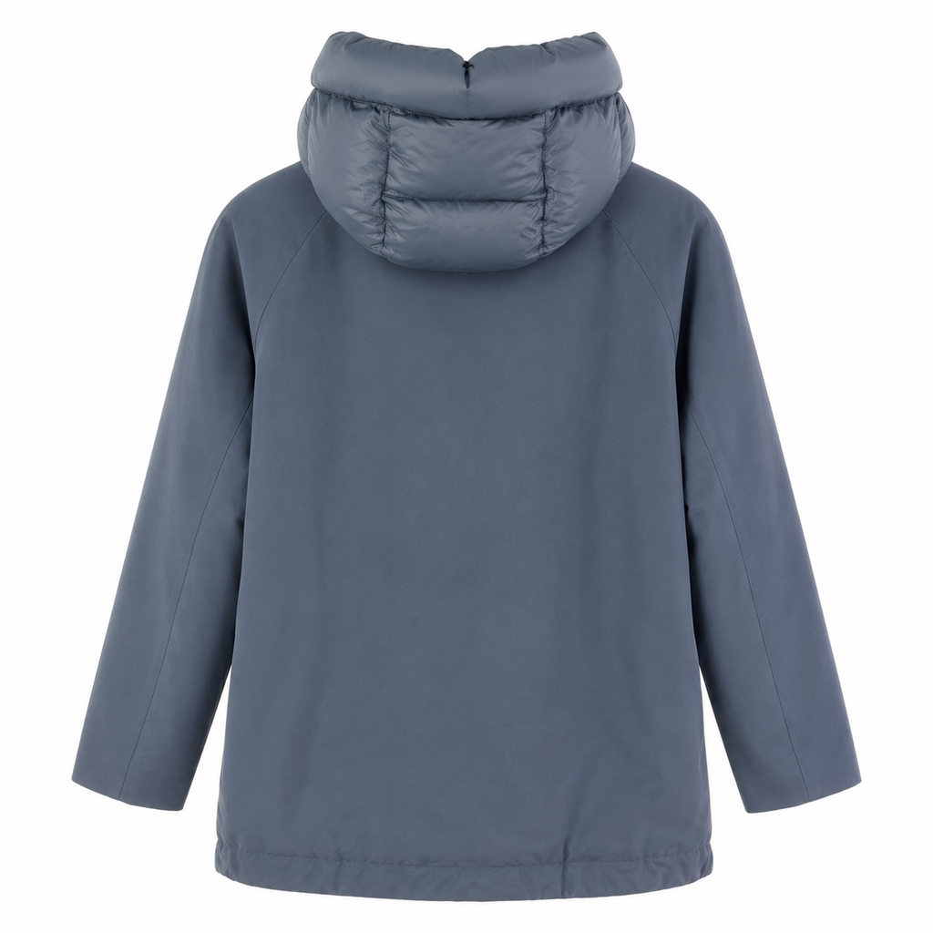 Moorer Woman Jacket Delfina Light Blue