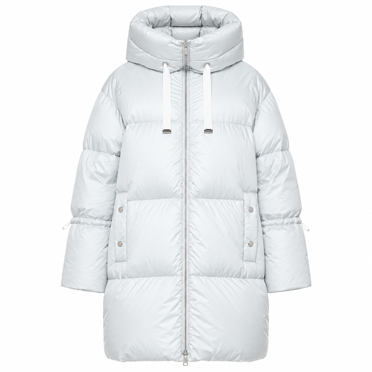 moorer Woman Jacket Long Justine White