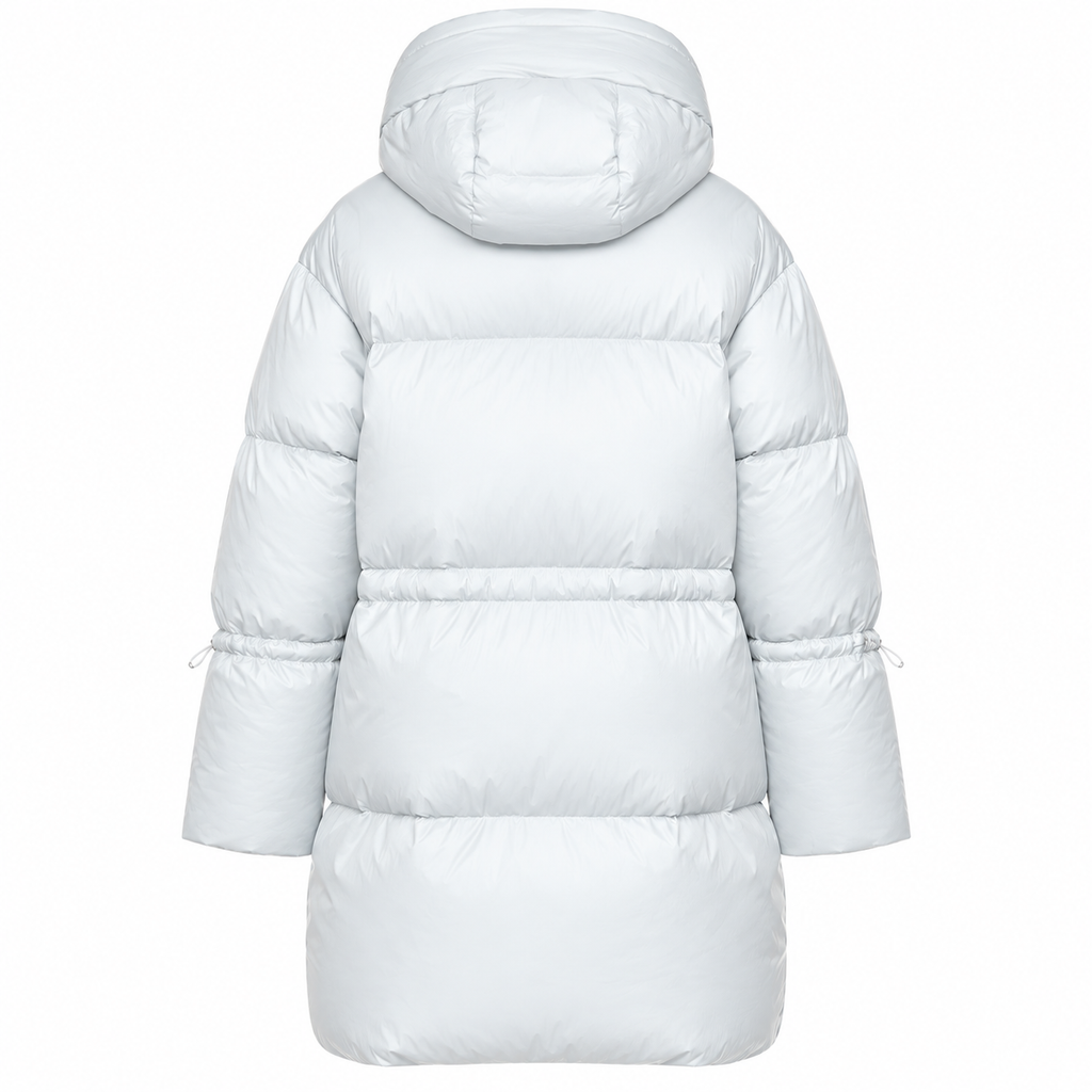 moorer Woman Jacket Long Justine White
