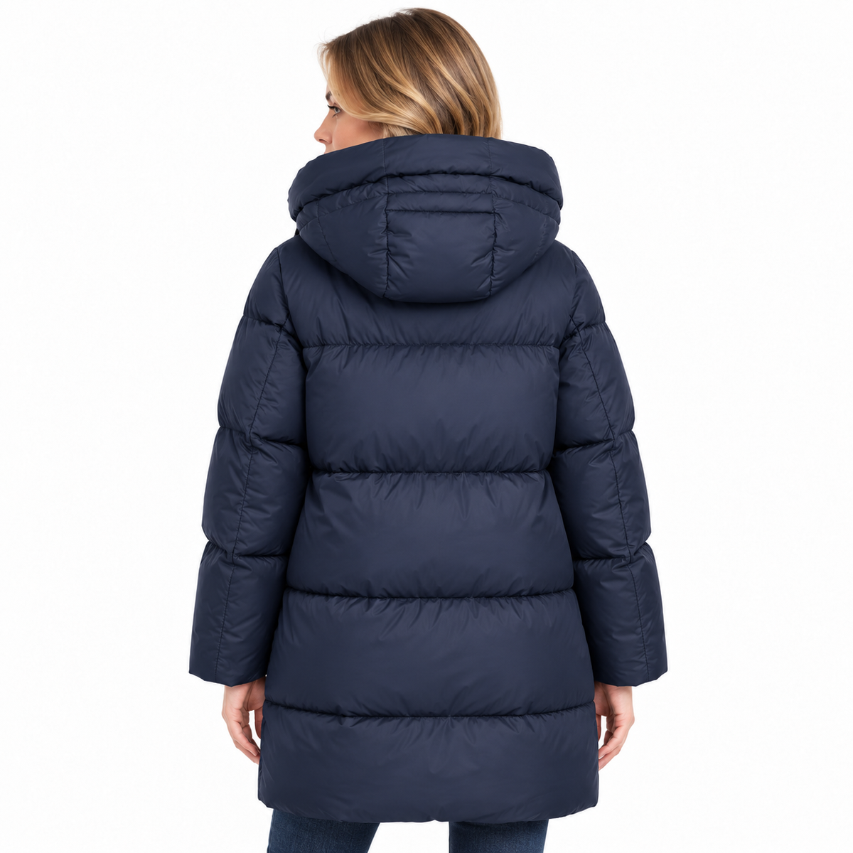Moorer Woman Giubbbotto Long Nairobi Jackets Blue