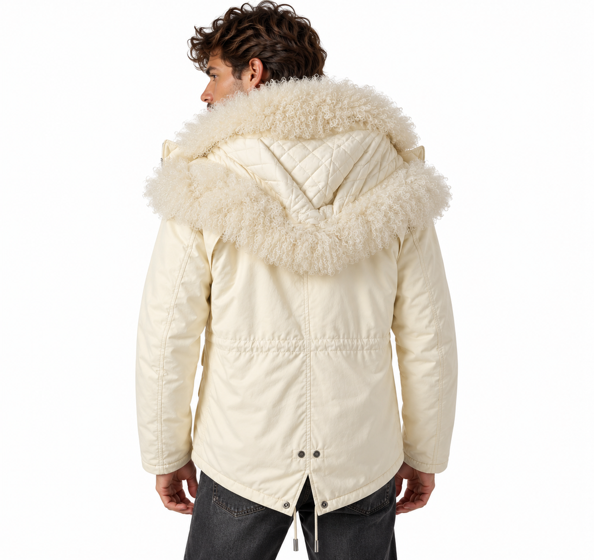 hogan Man Jacket Pelo White