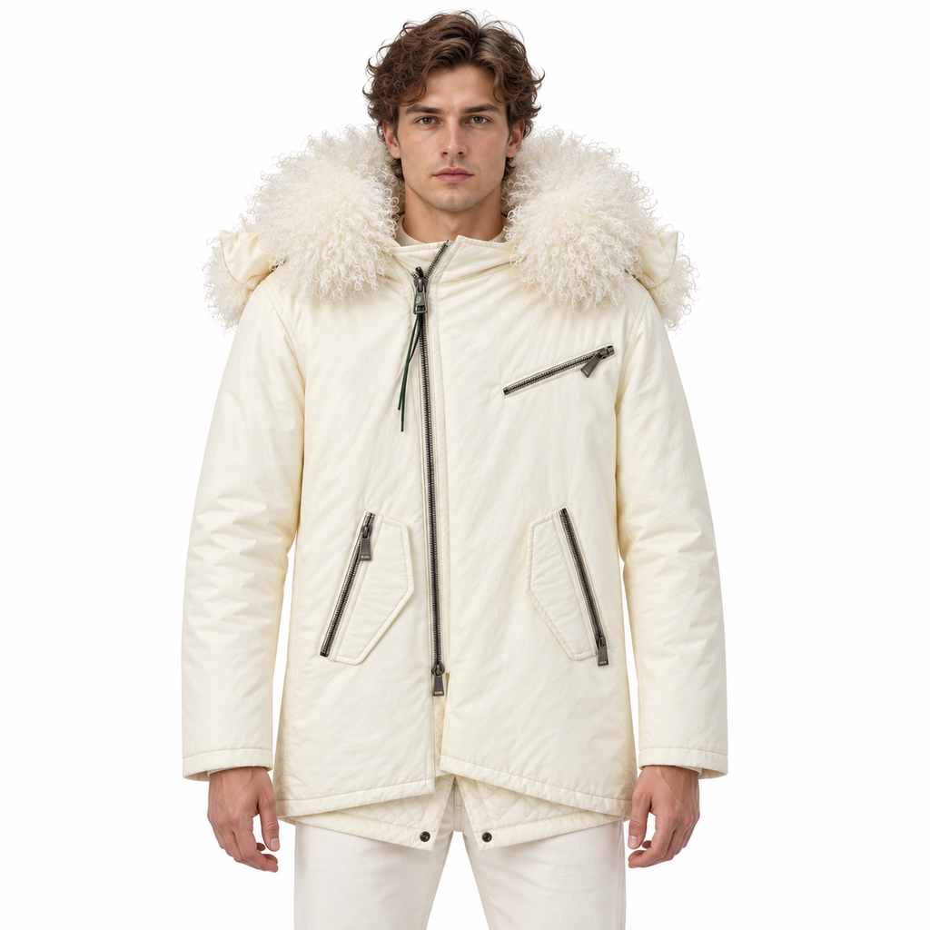 hogan Man Jacket Pelo White