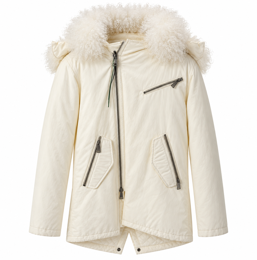 hogan Man Jacket Pelo White