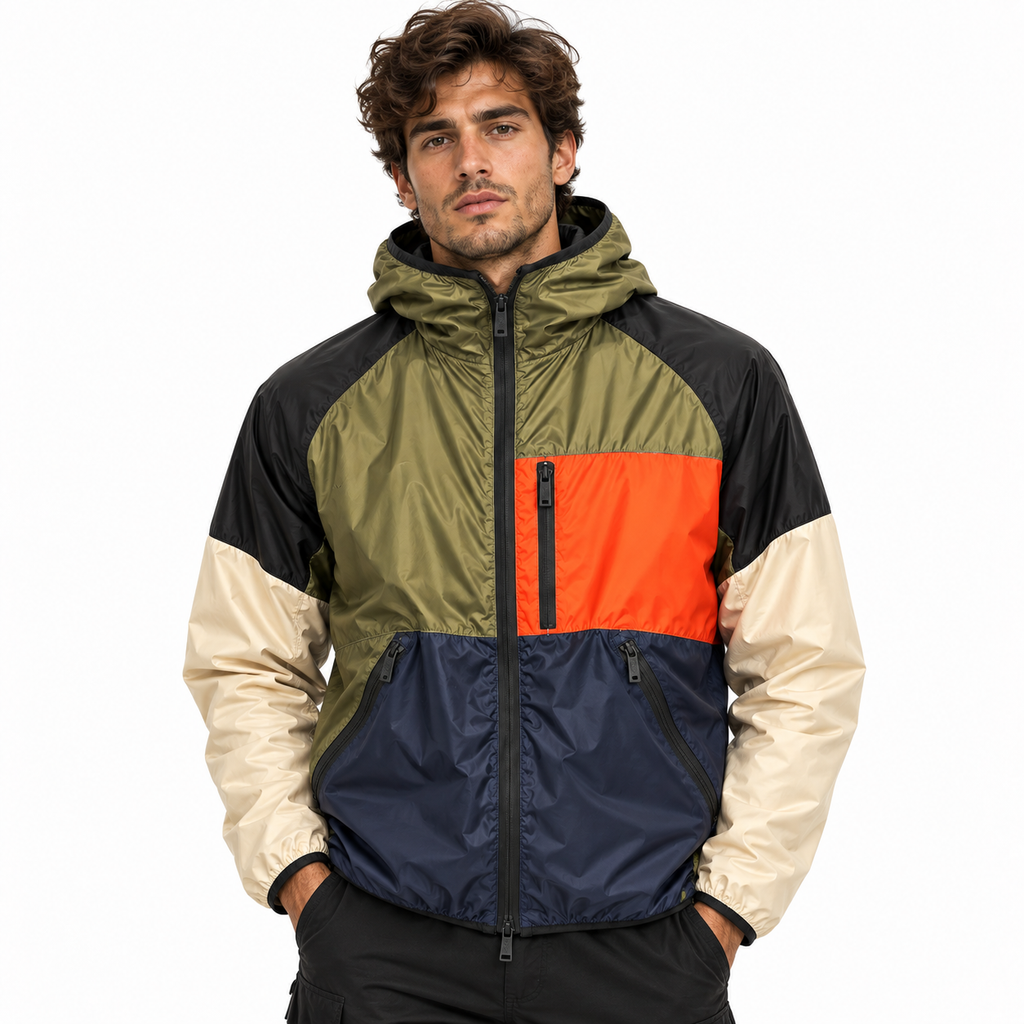 hogan Man Jacket Tecnica Windproof Multicolor