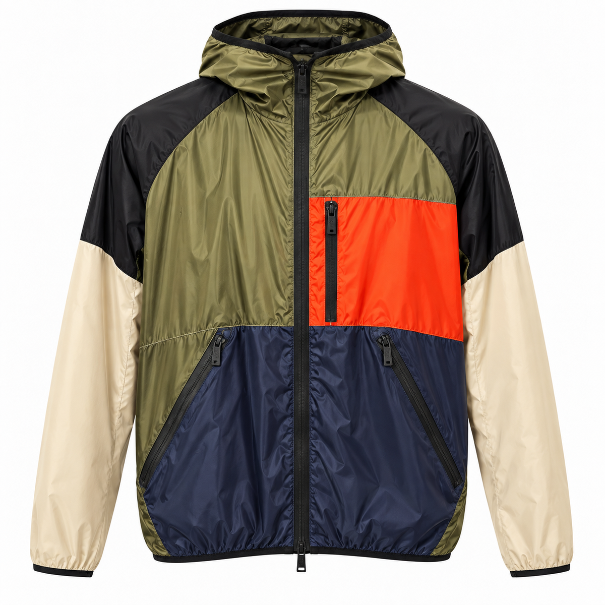 hogan Man Jacket Tecnica Windproof Multicolor