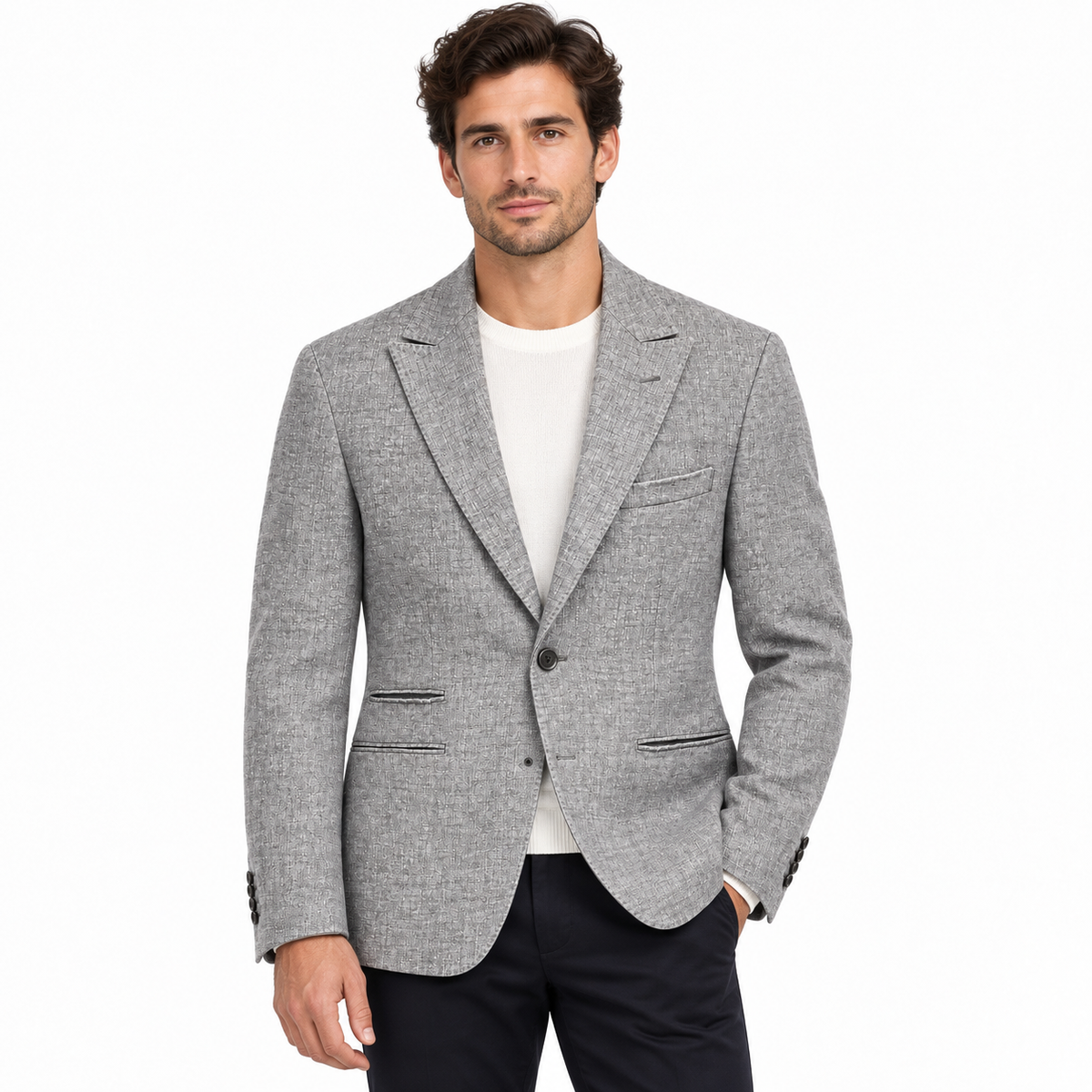 hogan Man Jacket Cotton Grey