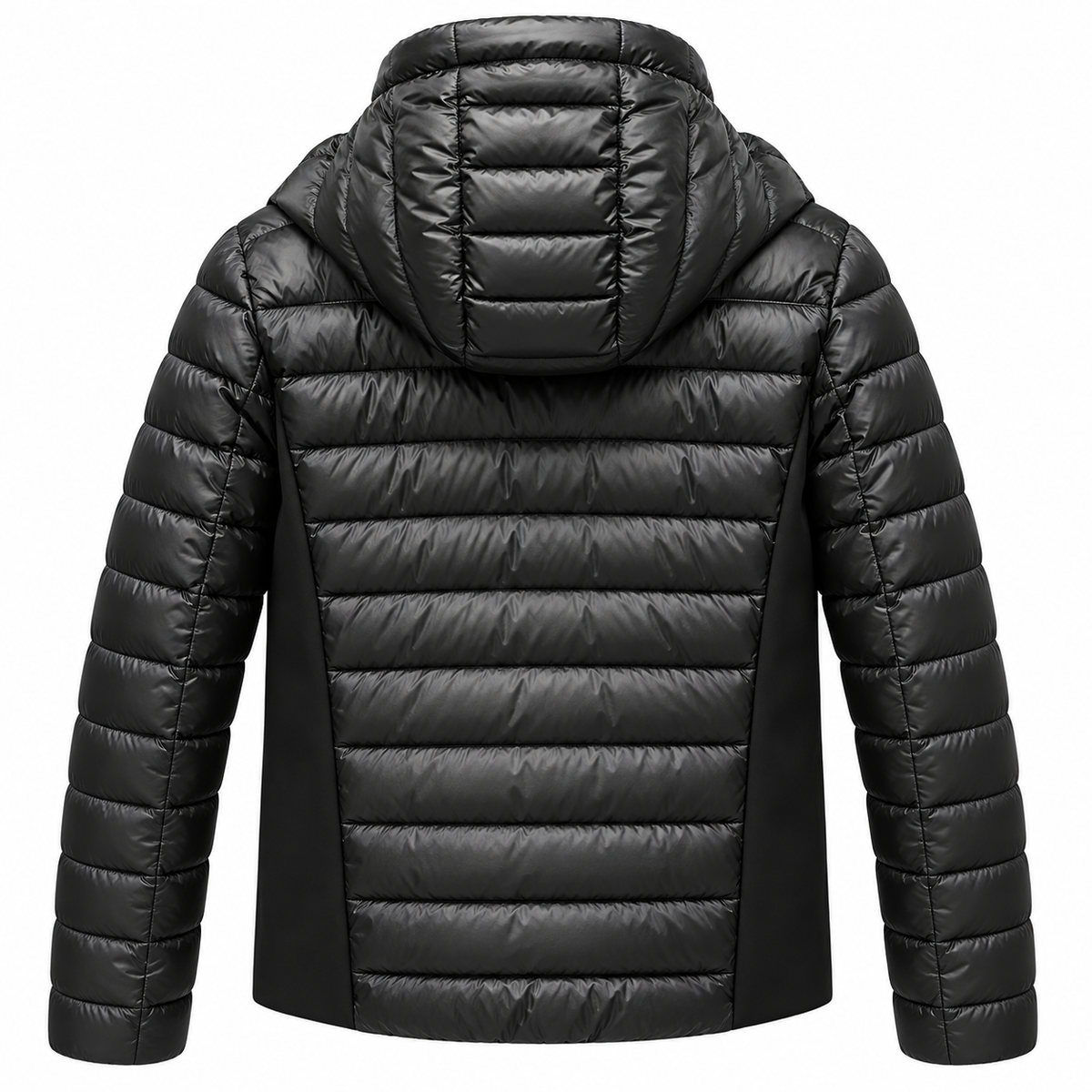 hogan Man Down Jacket Hooded Black