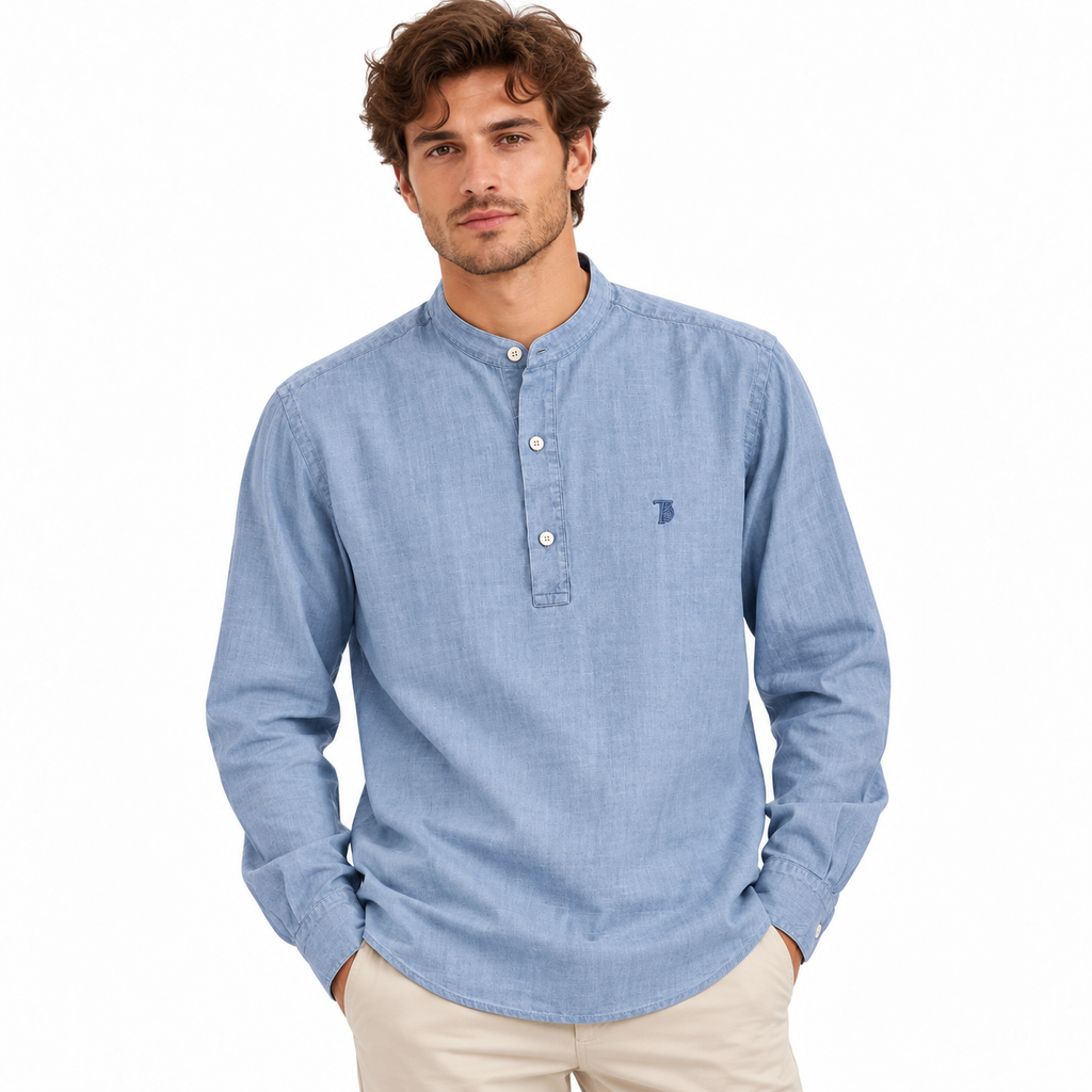 Tod's Man Polo Sleeve Lkunghe Coreana Light Blue