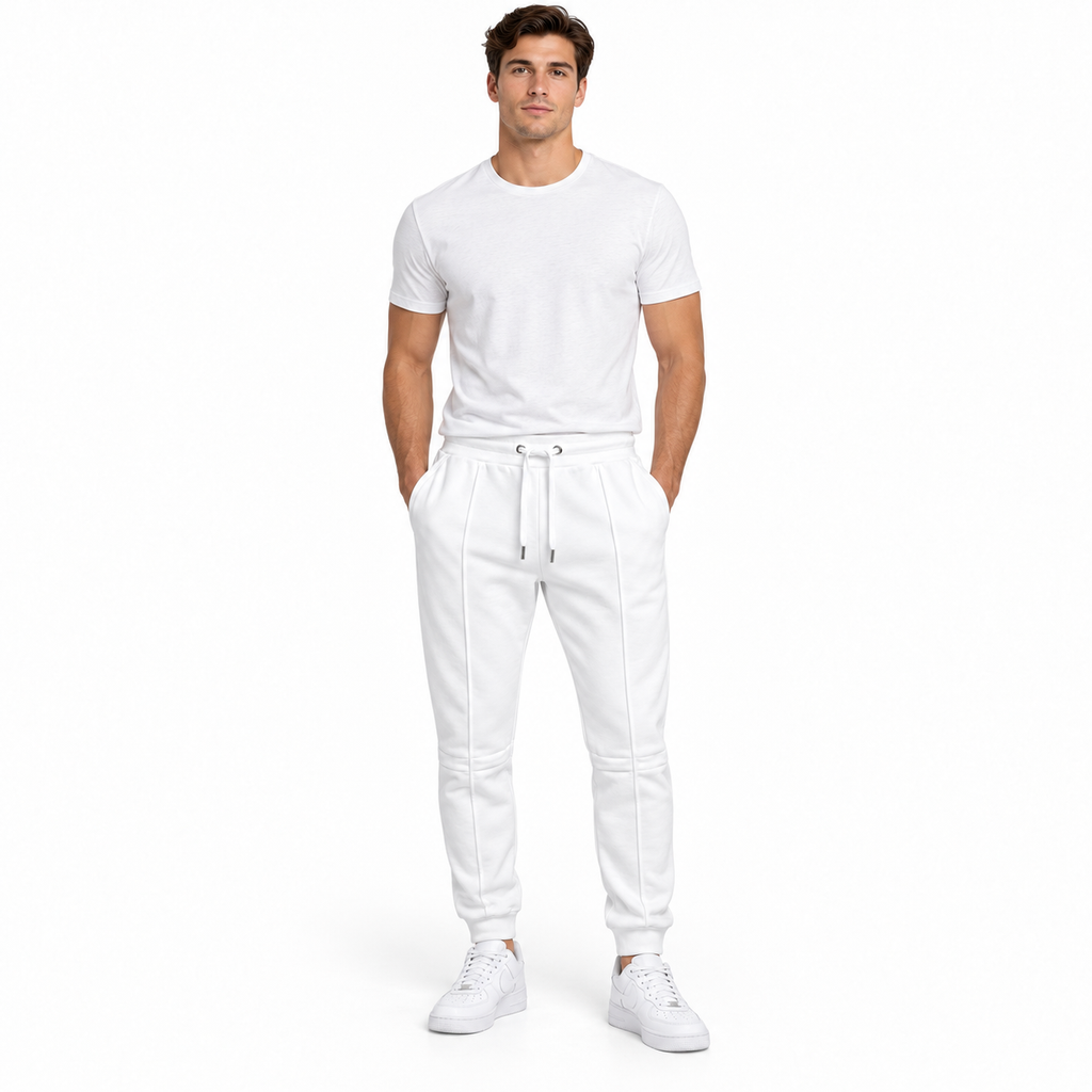 hogan Man Trousers Long White