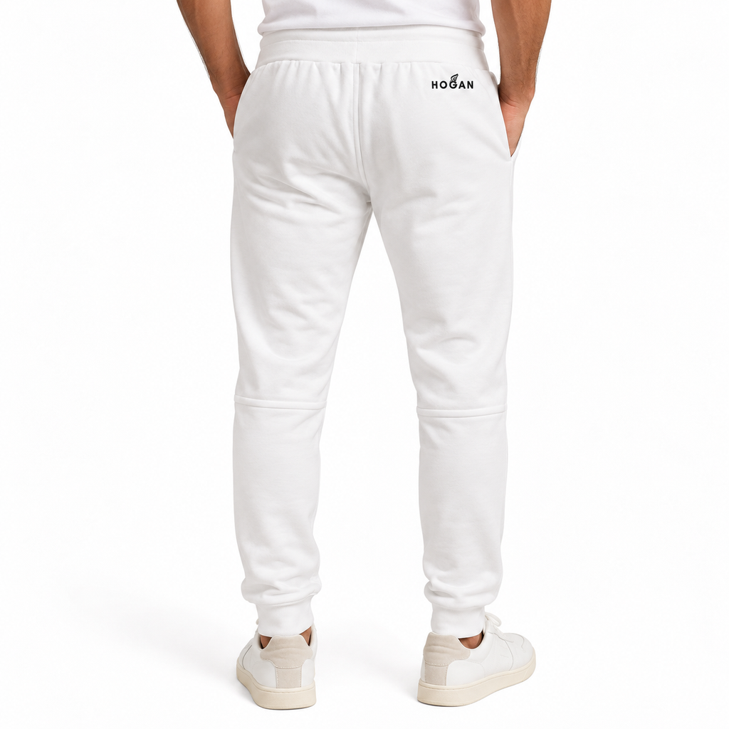 hogan Man Trousers Long White