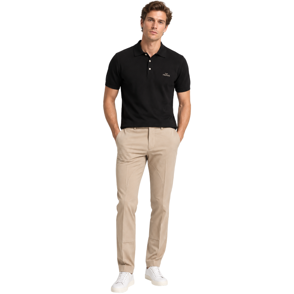 hogan Man Trousers Wool Beige