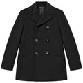 Loro Piana Fabric Man Coat Peacoat Cashmere Black