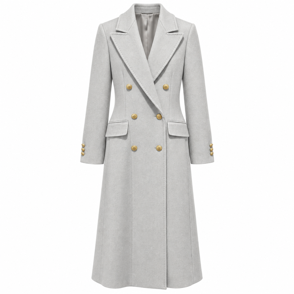 Loro Piana Fabric Woman Coat Grey