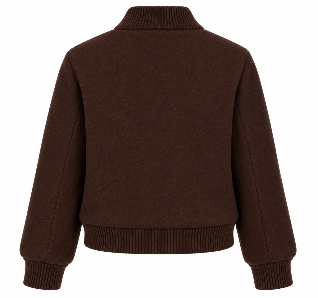 Loro Piana Fabric Woman Bomber Brown