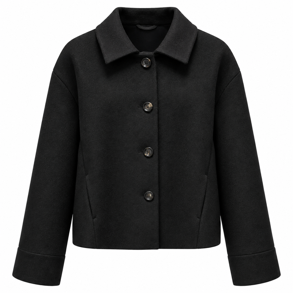 Loro Piana Fabric Woman Coat Short Black