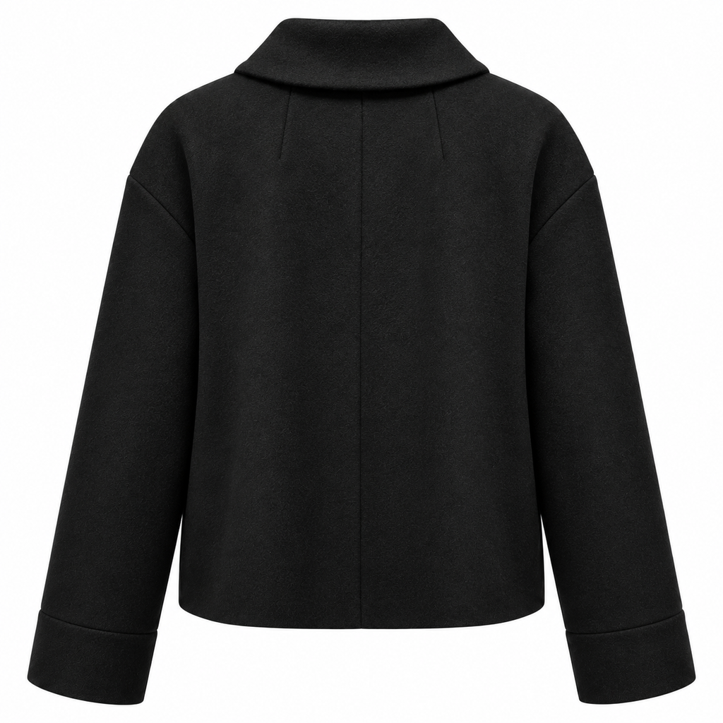 Loro Piana Fabric Woman Coat Short Black