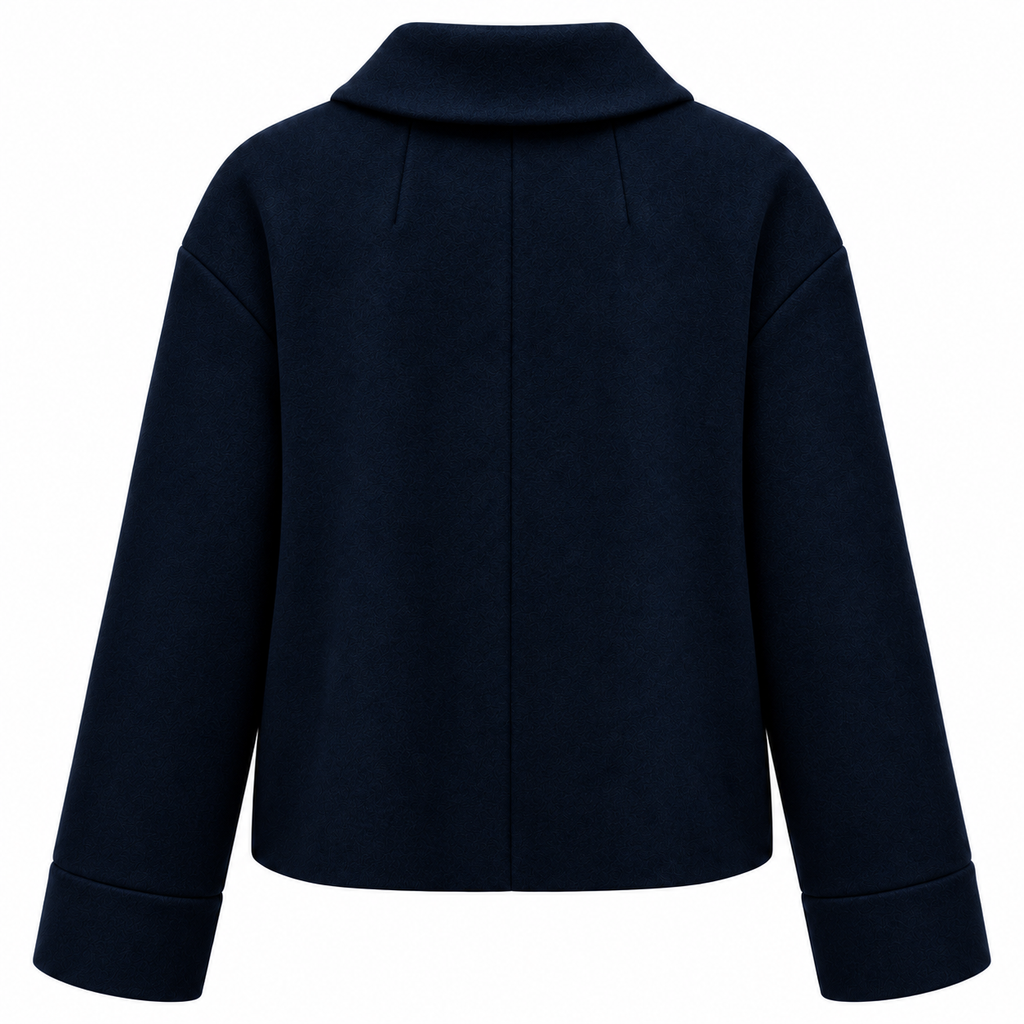 Loro Piana Fabric Woman Coat Short Blue