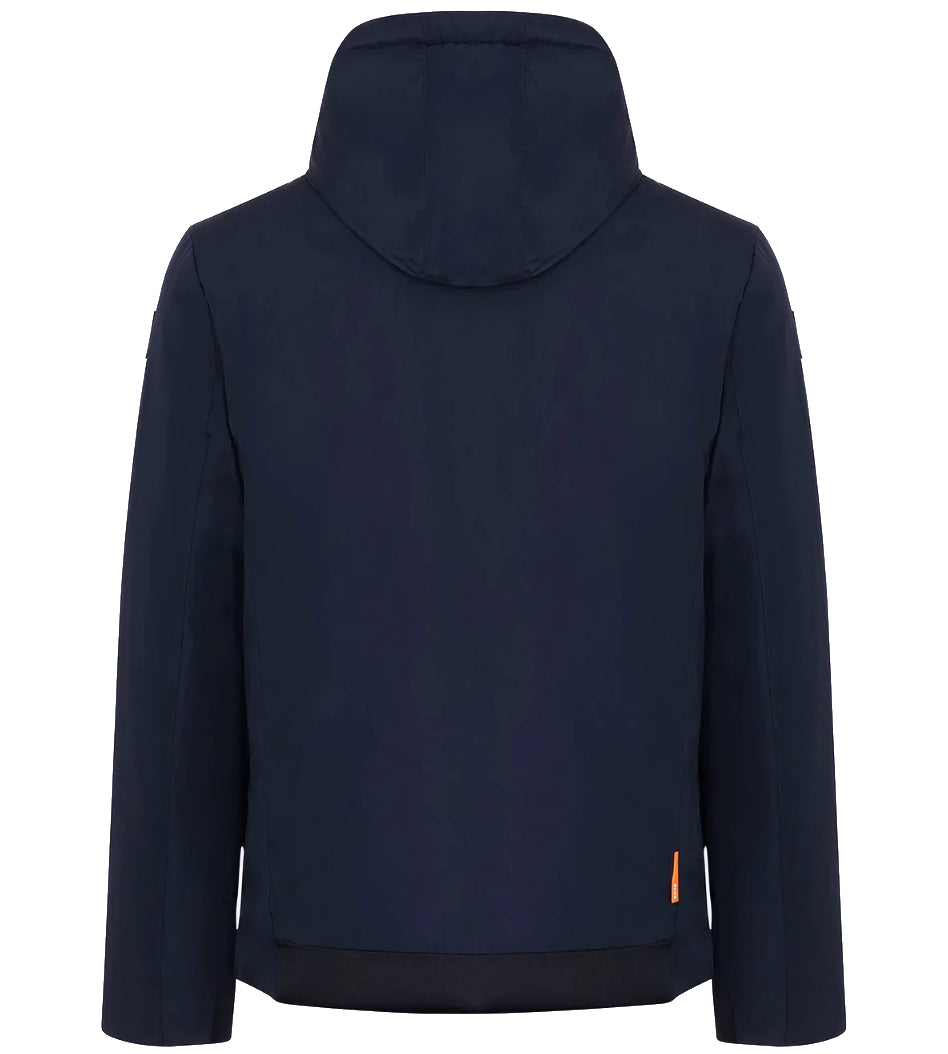 Suns Man Aurelio Velour Jacket Darkblu Blue