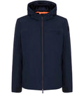 Suns Man Aurelio Velour Jacket Darkblu Blue
