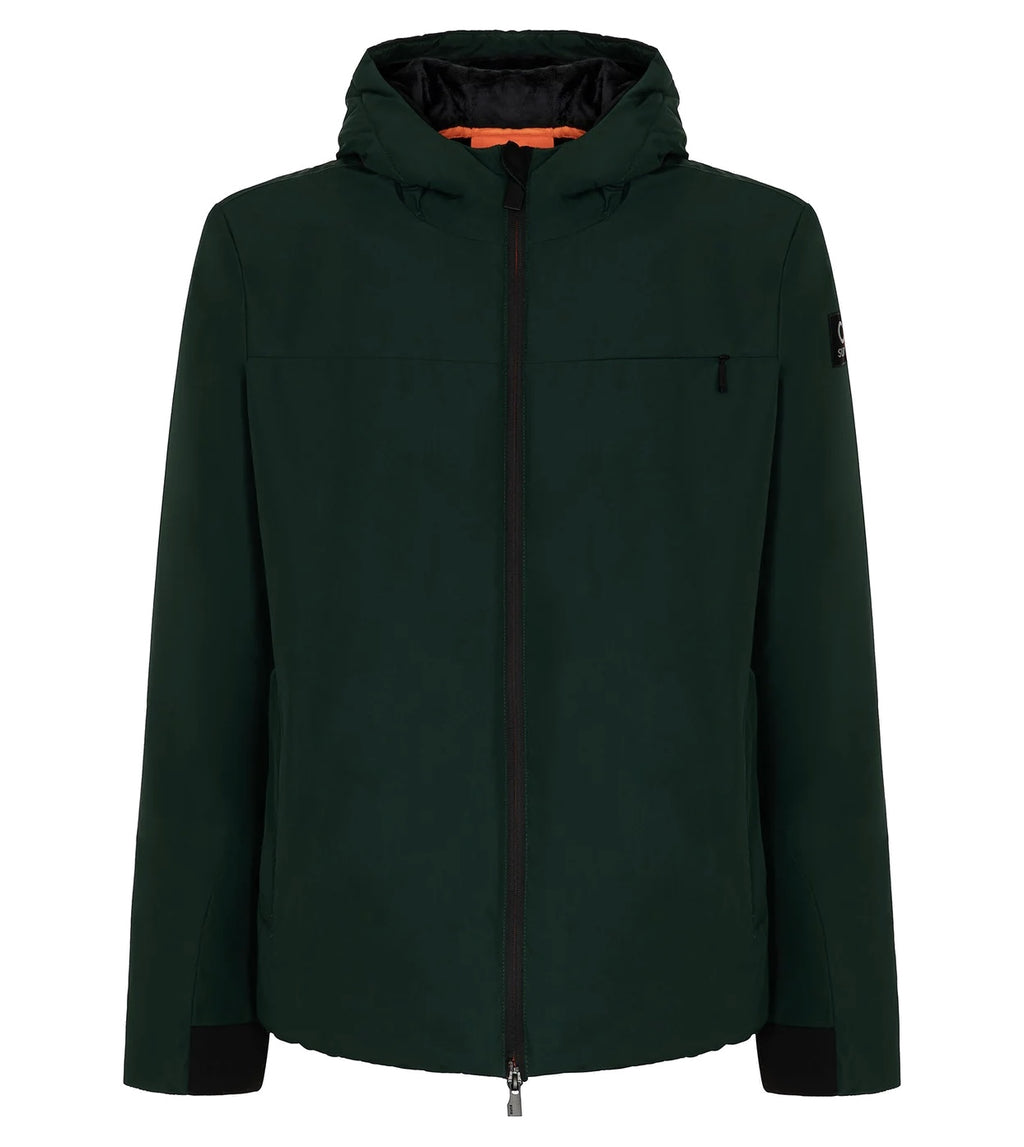 Suns Man Aurelio Velour Jacket Forest Green