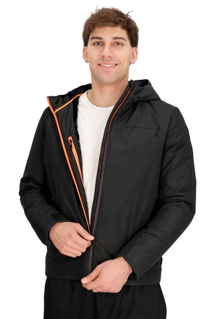 Suns Man Aurelio Velour Jacket Black