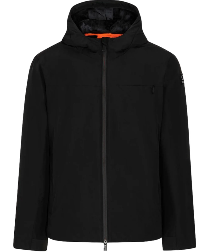 Suns Man Aurelio Velour Jacket Black