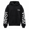 Amiri Man Sweatshirt Bones Stacked Black